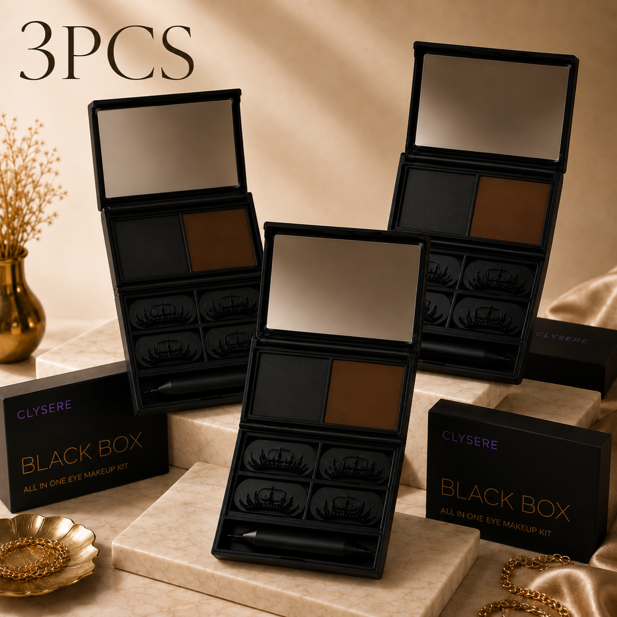 ✨ 3-in-1 Eye Makeup Stamp Kit – Create Perfect Eyeliner, Lash Looks & Beauty Marks in Seconds 💕