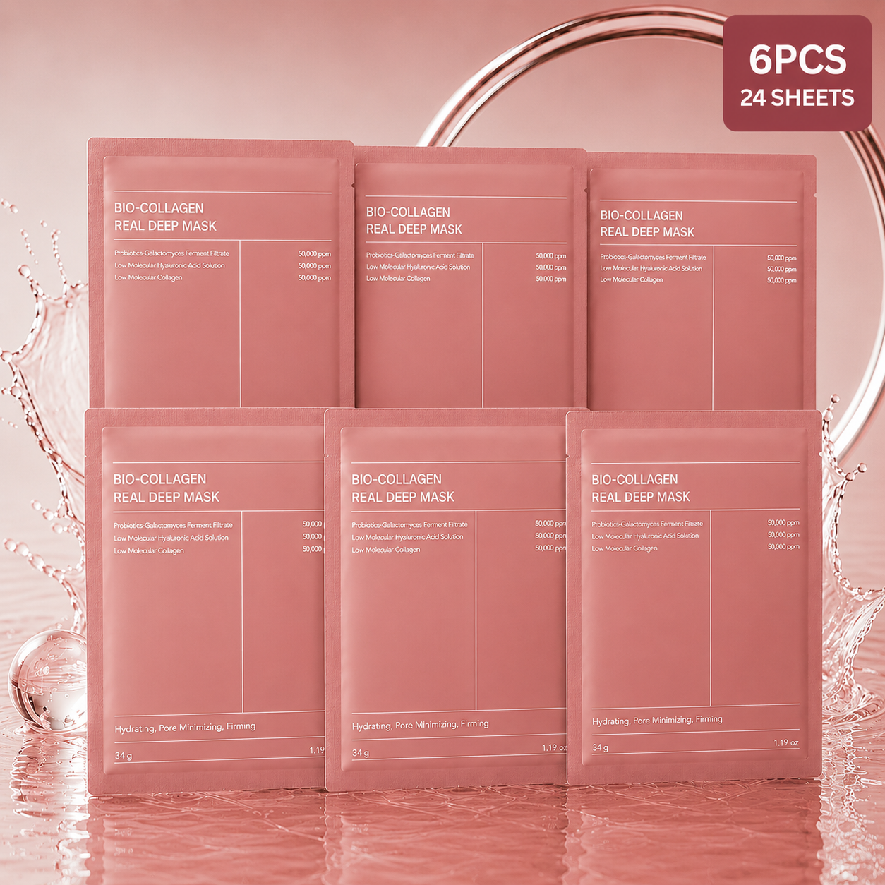 Collagen Mask, Get Glass Skin & Tighten Pores Overnight!