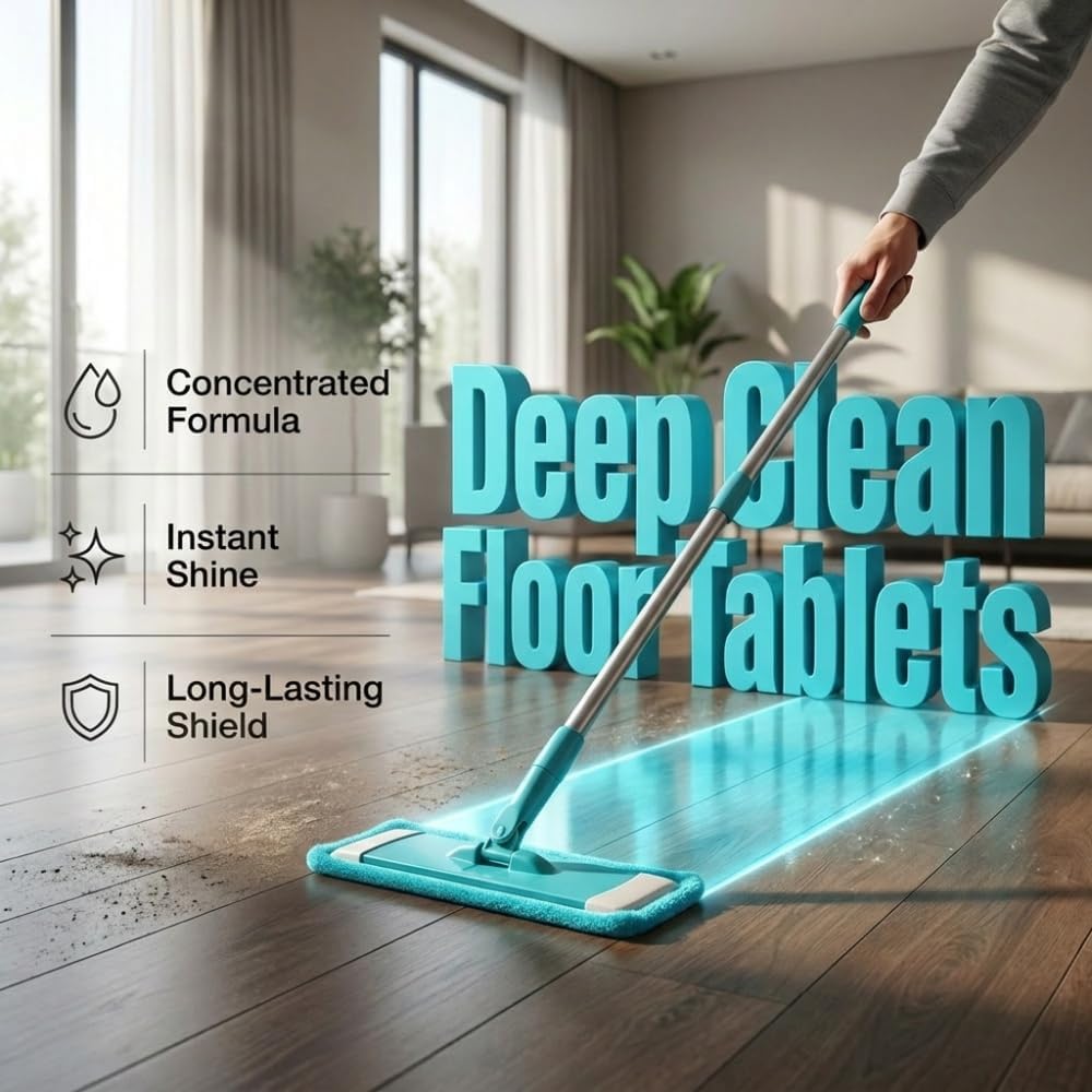 Ultra-Concentrated Floor Cleaning Sheets | Professional-Grade Multi-Surface Care