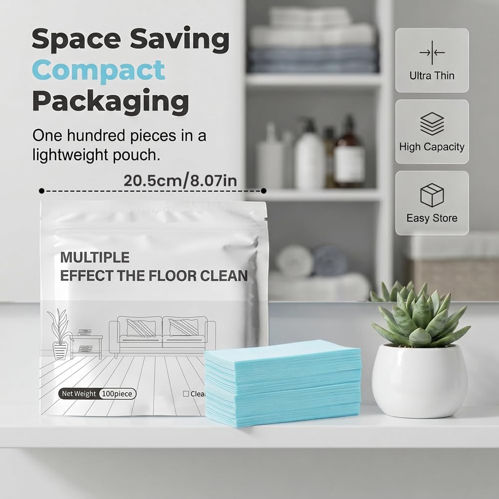 Ultra-Concentrated Floor Cleaning Sheets | Professional-Grade Multi-Surface Care