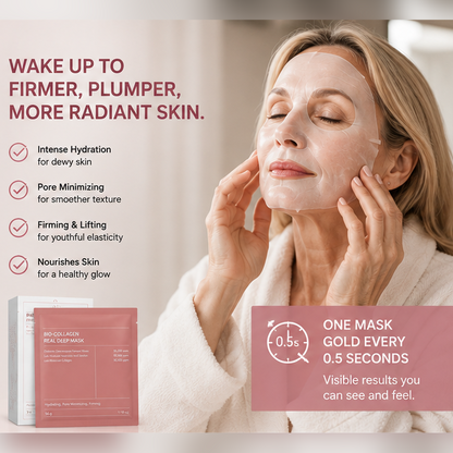 Collagen Mask, Get Glass Skin & Tighten Pores Overnight!