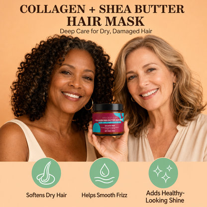 Collagen & Shea Butter Hair Mask – Deep Conditioning for Softer, Smoother Hair