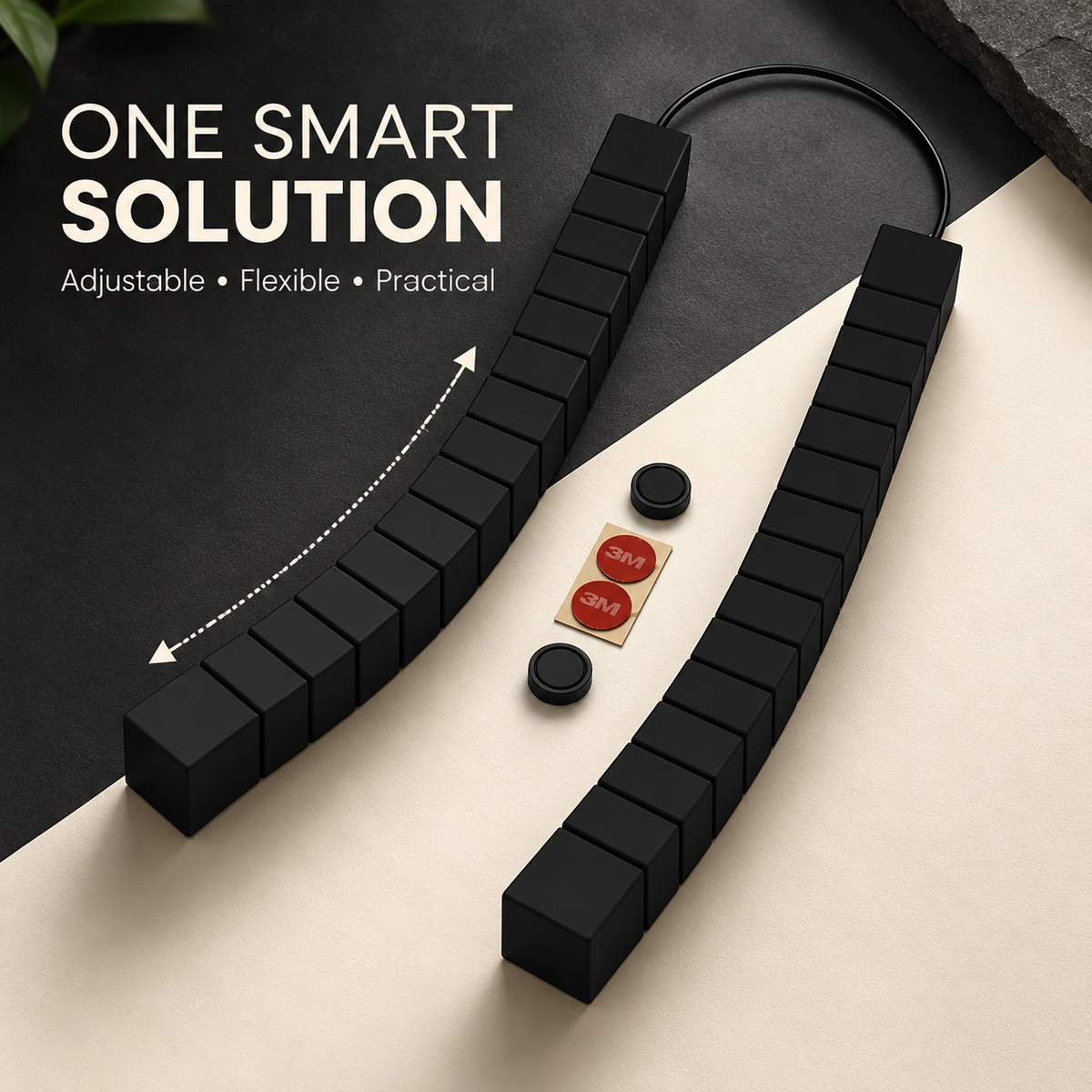 Magnetic Car Bumper Protector – Flexible Segmented Parking Guard for Scratch & Scuff Prevention