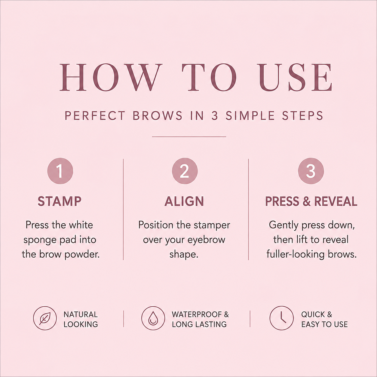 Eyebrow Stamp Kit - Fuller Natural Brows in Seconds