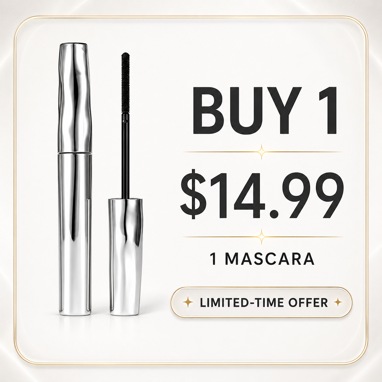 ✨ Waterproof mascara primer and tubular mascara