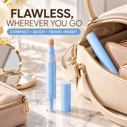 ✨ Flawless-in-Seconds 3-in-1 Concealer Pen – Brighten, Correct & Blur for Fresh, Awake-Looking Eyes