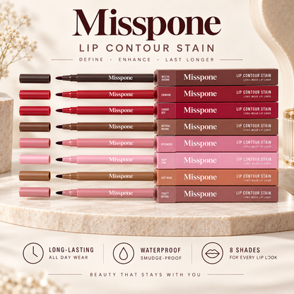 Peel & Stay Lip Stain Liner – 12H Smudge-Resistant Lip Definition