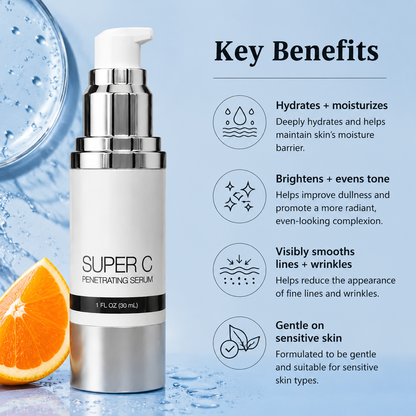 Super C Vitamin C Serum – Brighten, Firm & Restore Your Natural Glow