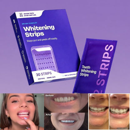ByeYellow Purple Whitening Strips -7-Day Shocking Transformation Kit