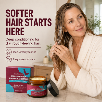Collagen & Shea Butter Hair Mask – Deep Conditioning for Softer, Smoother Hair