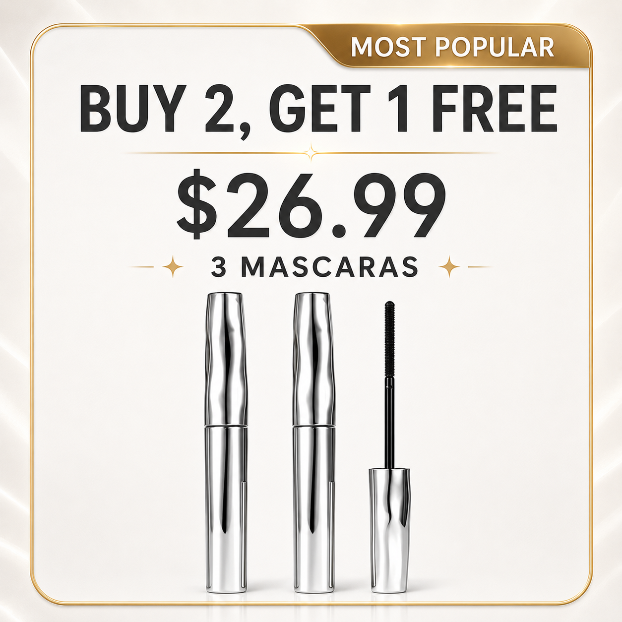 ✨ Waterproof mascara primer and tubular mascara