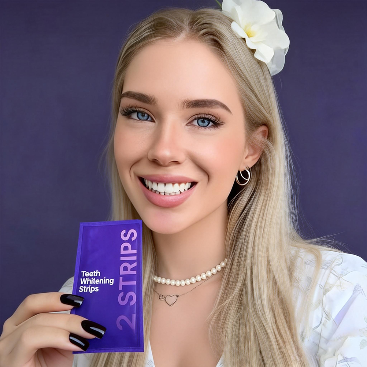 ByeYellow Purple Whitening Strips -7-Day Shocking Transformation Kit