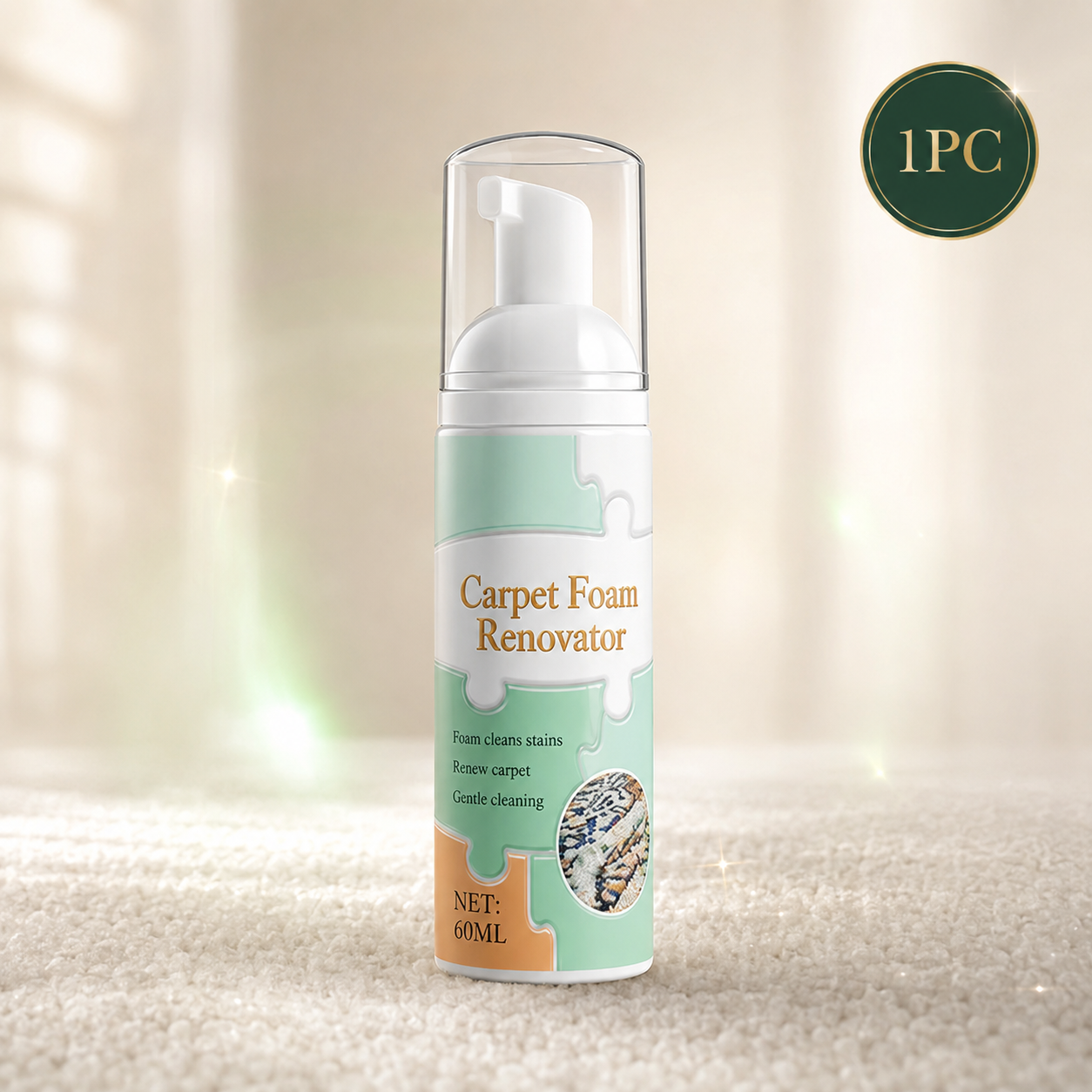 🔥Carpet Foam Stain Remover with Towel🔥