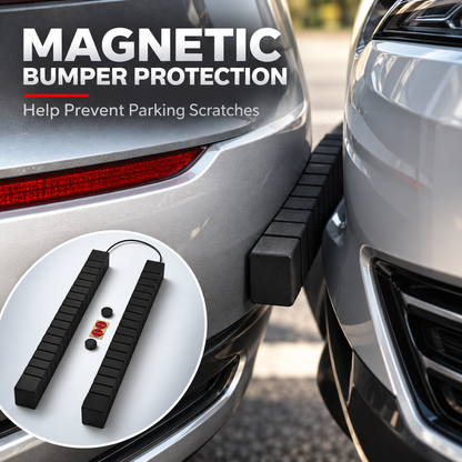 Magnetic Car Bumper Protector – Flexible Segmented Parking Guard for Scratch & Scuff Prevention