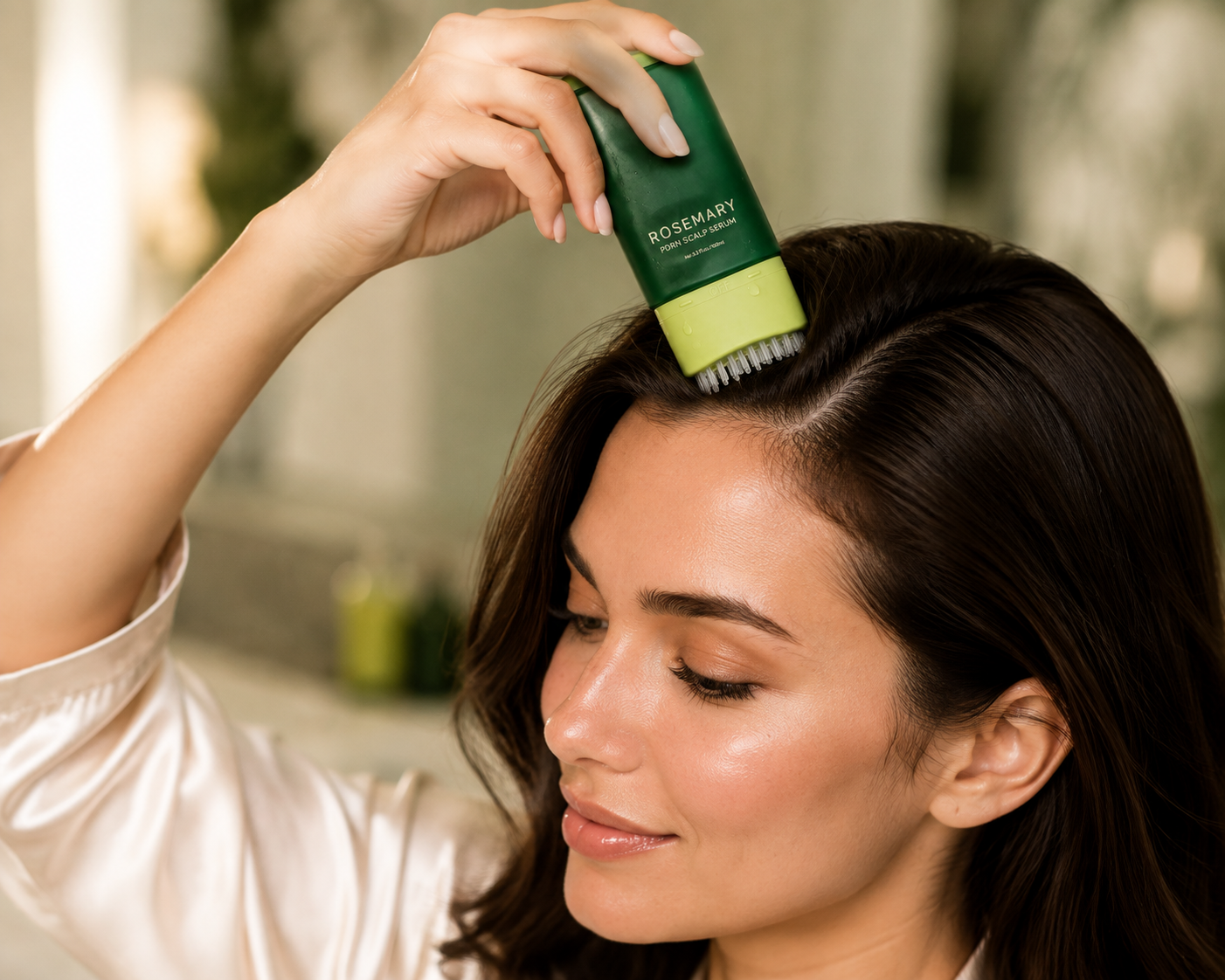 Rosemary Scalp Lifting Serum Lift Your Roots. Refresh Your Scalp. Restore Fuller-Looking Hair.