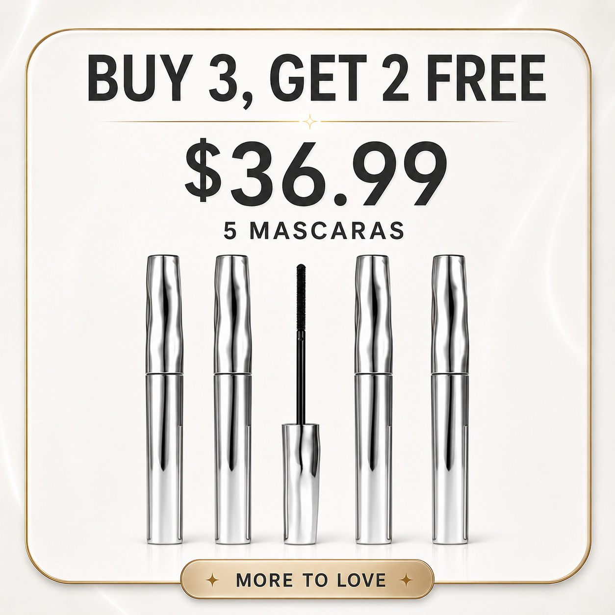 ✨ Waterproof mascara primer and tubular mascara