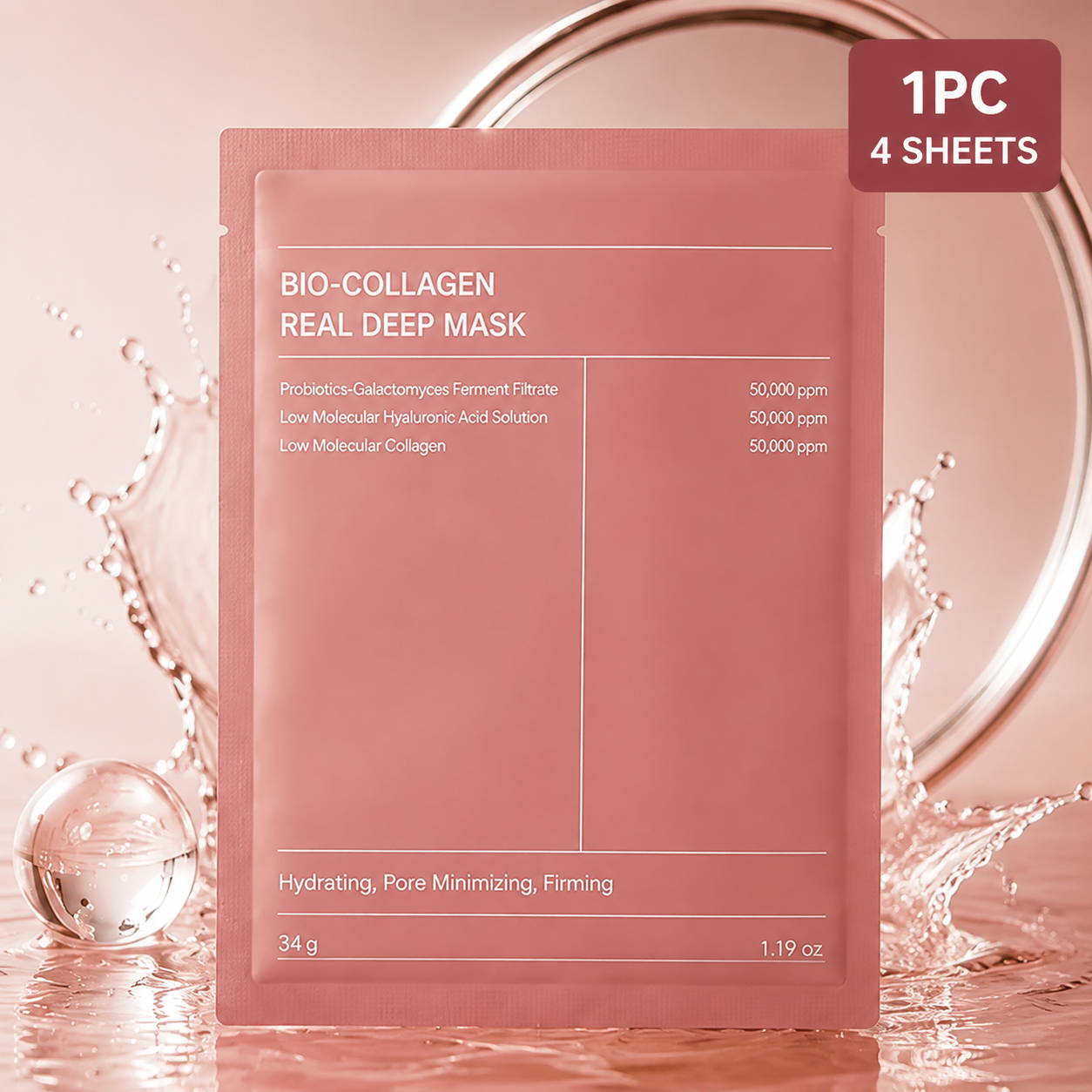 Collagen Mask, Get Glass Skin & Tighten Pores Overnight!