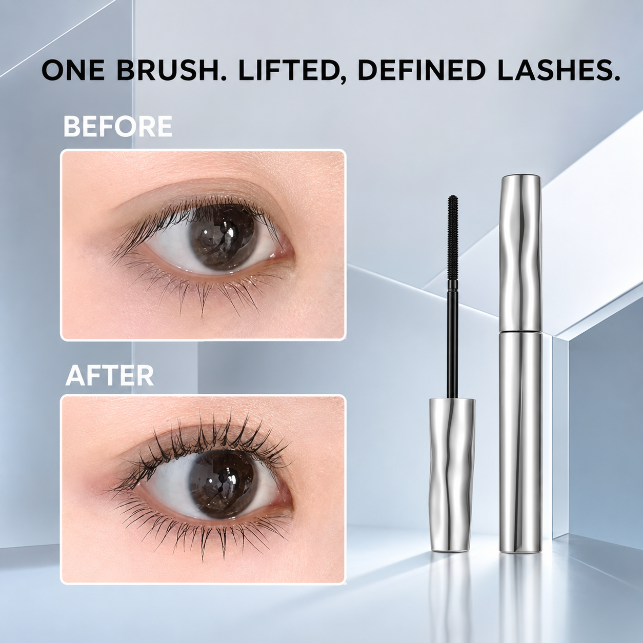 ✨ Waterproof mascara primer and tubular mascara