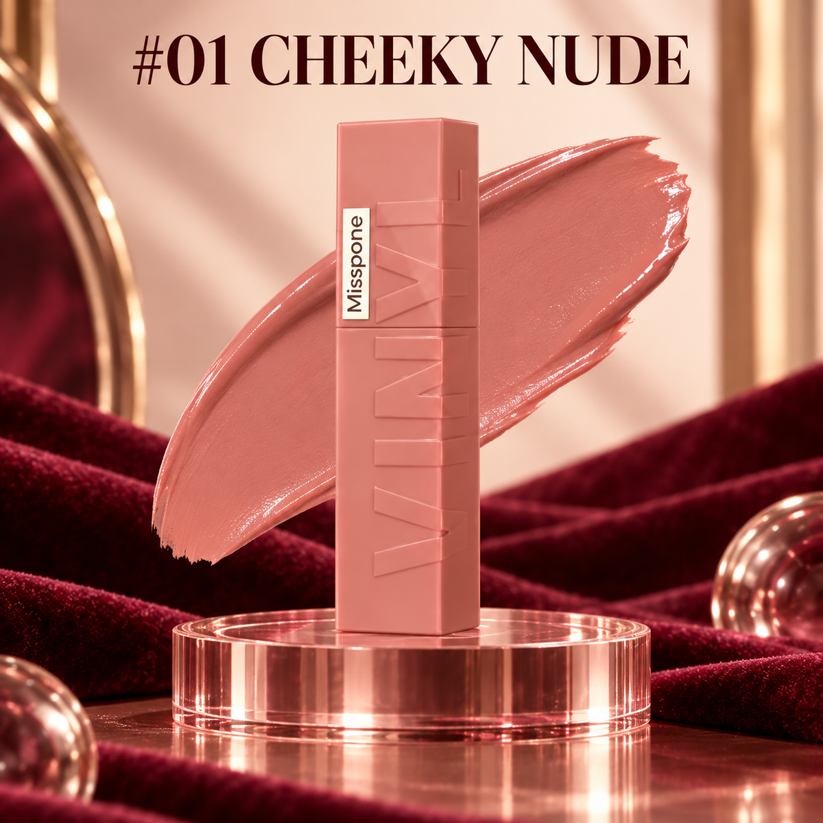 24H Velvet Matte Lip Tint – Waterproof, Transfer-Resistant & Long-Lasting