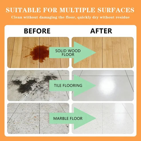 Floor Cleaning Tablets - Safe for Wood Tile Marble Quick Dry No Residue