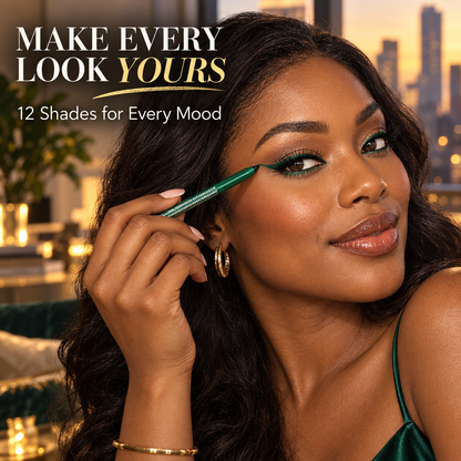 Waterproof Shimmer Eyeliner Pencil – Long-Lasting Color Eye Makeup