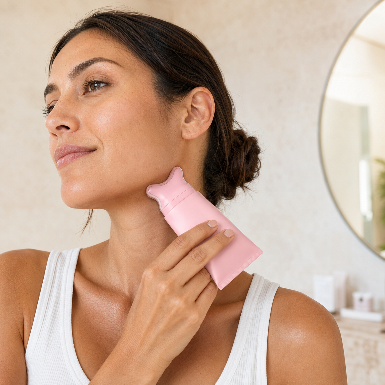 🔥PDRN Collagen Neck Firming Cream with Built-In Gua Sha Applicator🔥