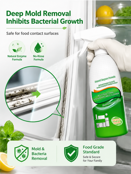 Natural Enzyme Kitchen Cleaner Spray – Fast Grease & Grime Remover