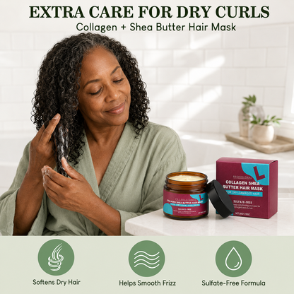 Collagen & Shea Butter Hair Mask – Deep Conditioning for Softer, Smoother Hair