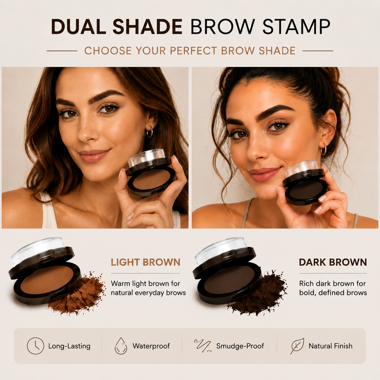 Eyebrow Stamp Kit - Fuller Natural Brows in Seconds