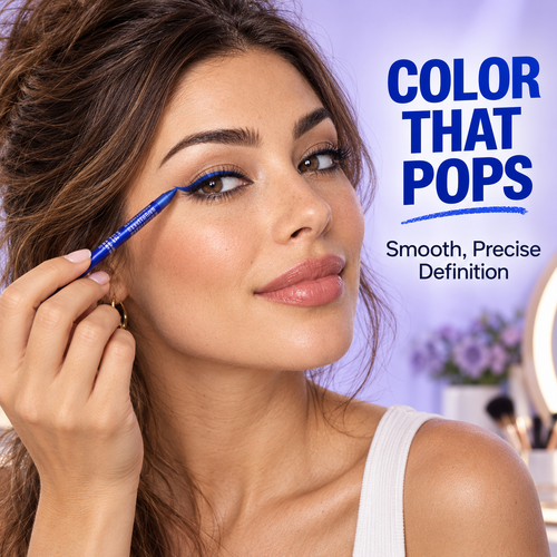 Waterproof Shimmer Eyeliner Pencil – Long-Lasting Color Eye Makeup