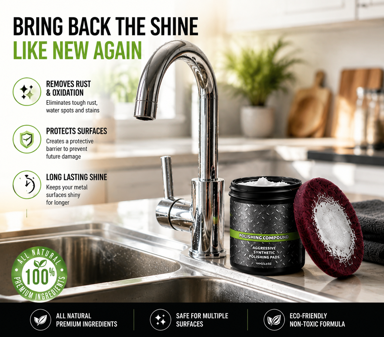 ✅Direct from the manufacturer💥All-in-One Surface Restoration Polish with Pad