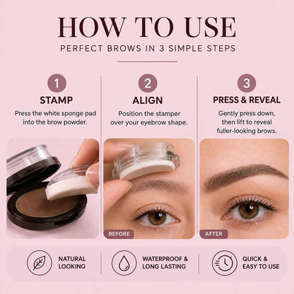 Eyebrow Stamp Kit - Fuller Natural Brows in Seconds