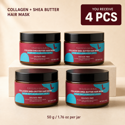 Collagen & Shea Butter Hair Mask – Deep Conditioning for Softer, Smoother Hair