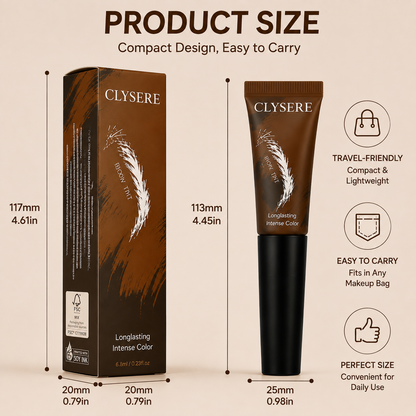 Last Day Buy 1 Get 1 Free CLYSERE Brow Tint | Easy Peel, Natural Brows, Lasting Color
