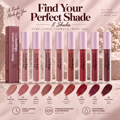 All-Day Velvet Matte Lip Color – Smooth, Bold & Transfer-Resistant