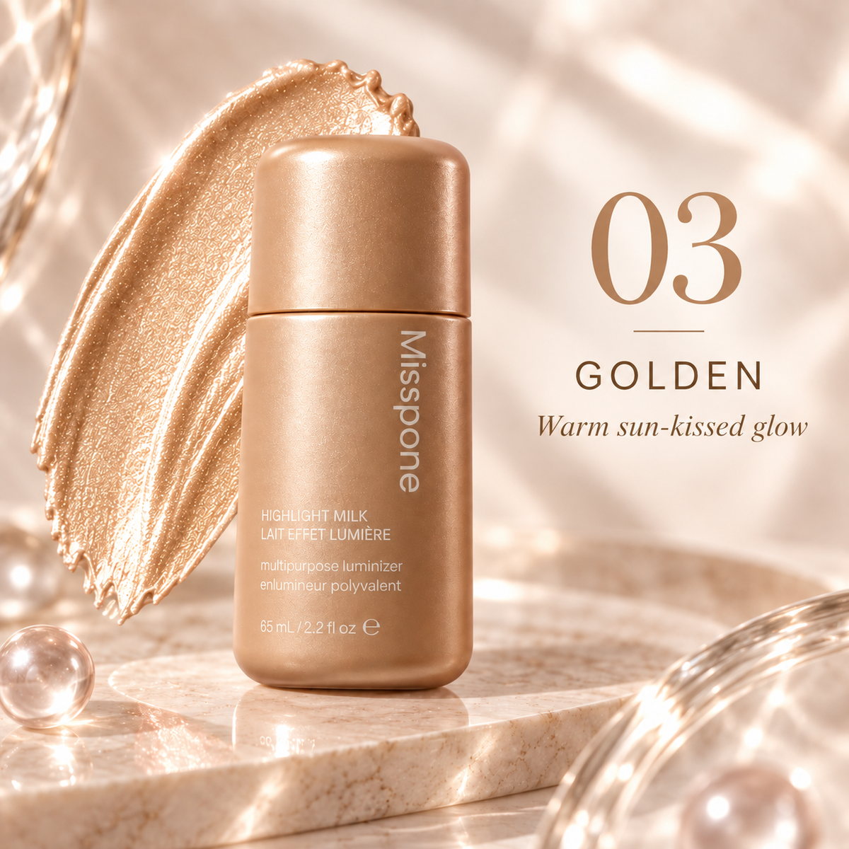 Luminous Face & Body Highlighter Milk – Radiant Glow Illuminator