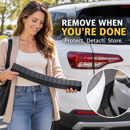 Magnetic Car Bumper Protector – Flexible Segmented Parking Guard for Scratch & Scuff Prevention