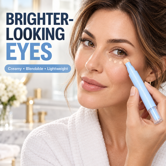 ✨ Flawless-in-Seconds 3-in-1 Concealer Pen – Brighten, Correct & Blur for Fresh, Awake-Looking Eyes