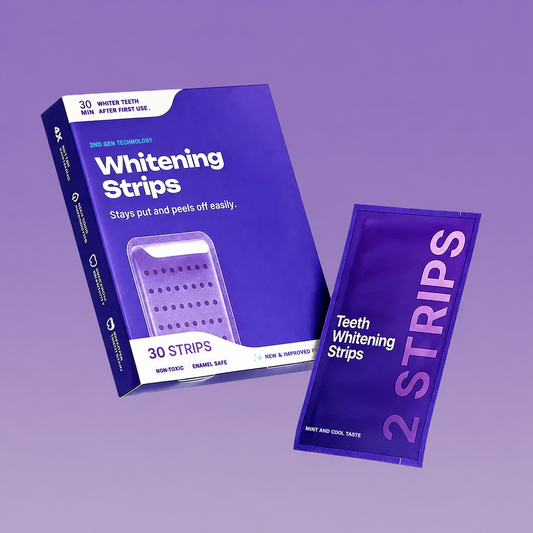 ByeYellow Purple Whitening Strips -7-Day Shocking Transformation Kit