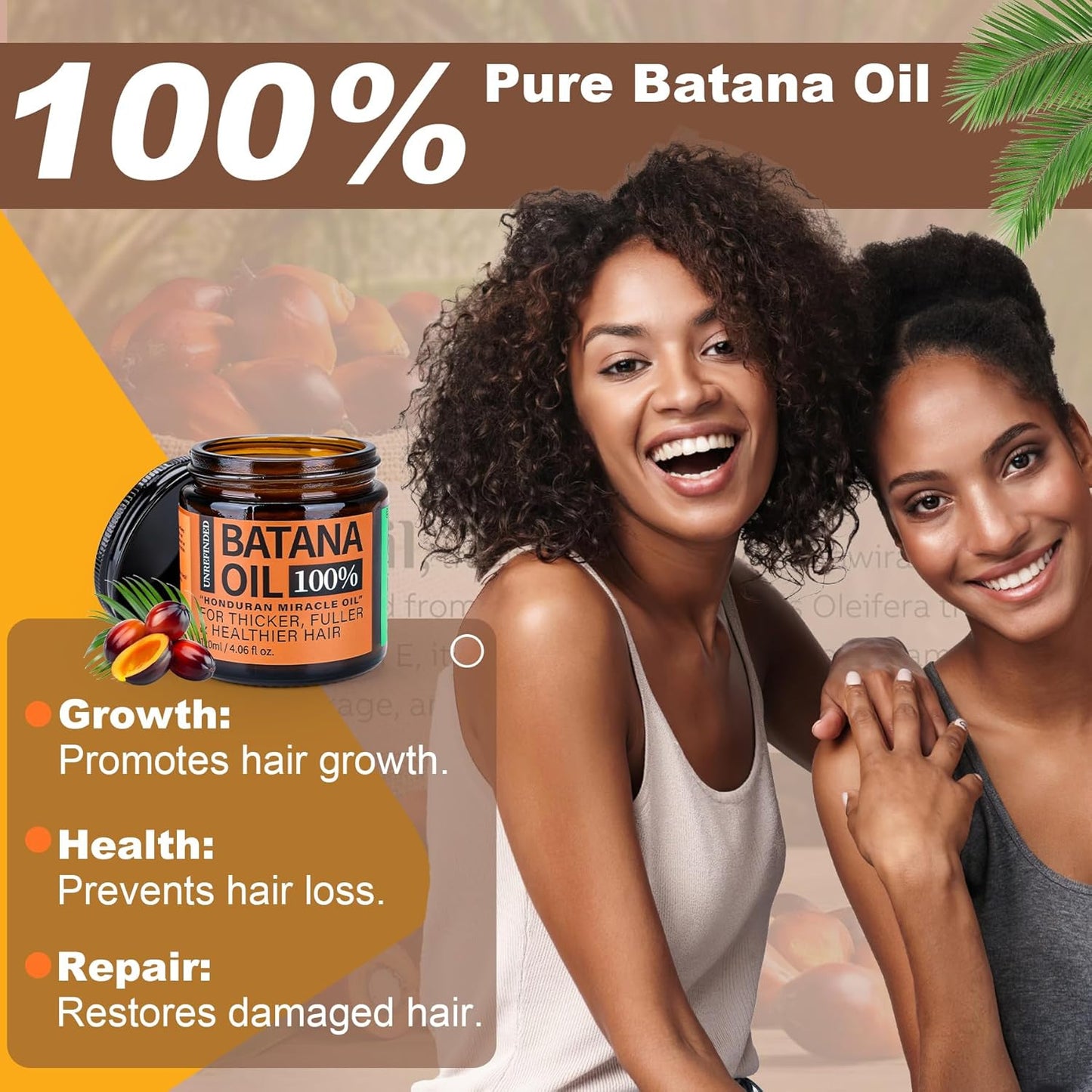 Batana Oil for Hair Growth,RawOrganic Batana Mask from Honduras