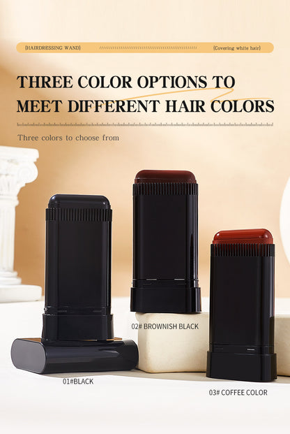 Instant Gray Hair Cover-Up Stick – Waterproof Root Touch-Up Wand