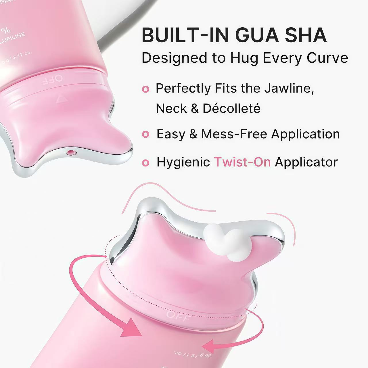 🔥PDRN Collagen Neck Firming Cream with Built-In Gua Sha Applicator🔥