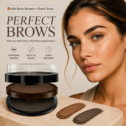 ✨ 2-Color Waterproof Eyebrow Stamp Kit — Symmetrical Brows in Seconds
