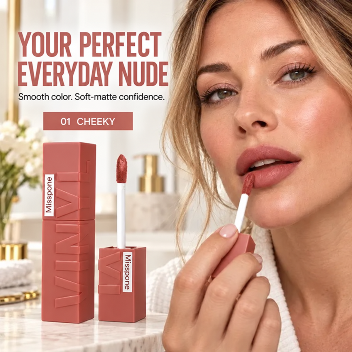 24H Velvet Matte Lip Tint – Waterproof, Transfer-Resistant & Long-Lasting