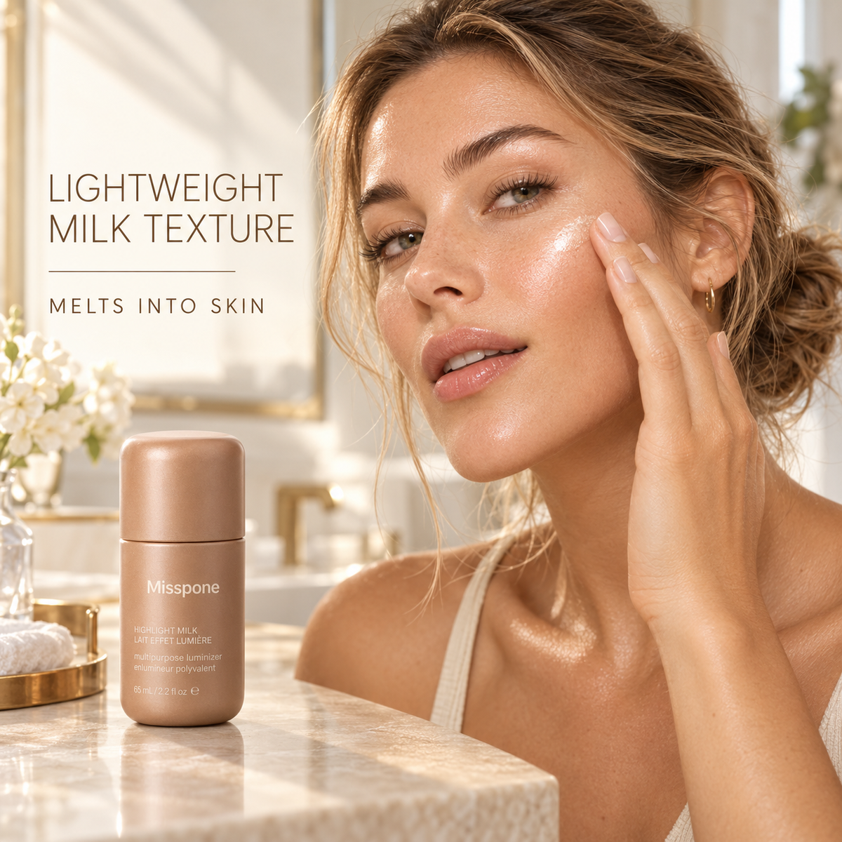 Luminous Face & Body Highlighter Milk – Radiant Glow Illuminator