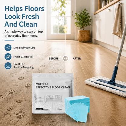 Ultra-Concentrated Floor Cleaning Sheets | Professional-Grade Multi-Surface Care