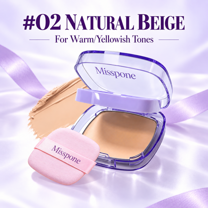 Full Coverage Cream Foundation Compact – Waterproof Long-Wear Flawless Finish
