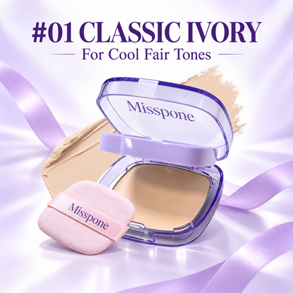 Full Coverage Cream Foundation Compact – Waterproof Long-Wear Flawless Finish
