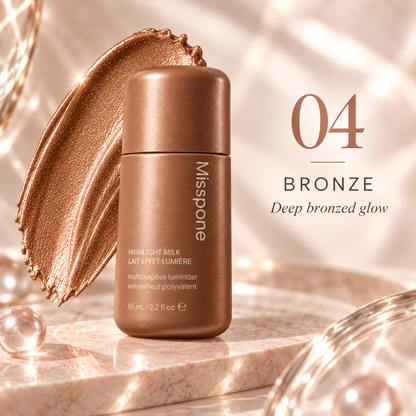 Luminous Face & Body Highlighter Milk – Radiant Glow Illuminator