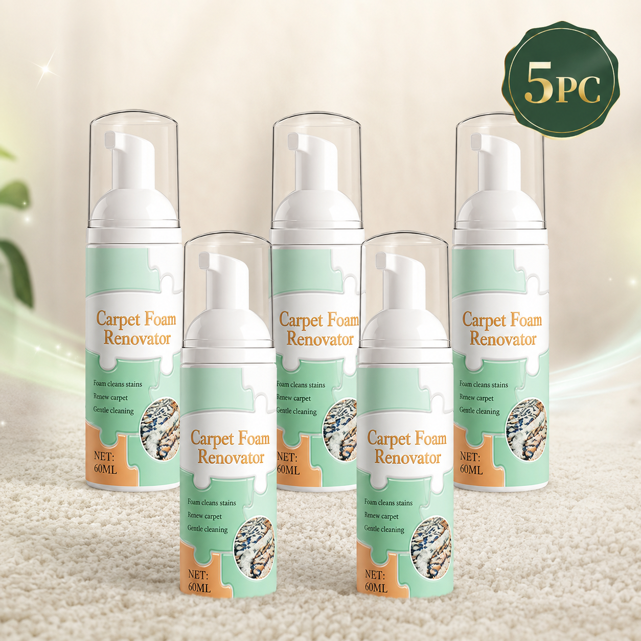 🔥Carpet Foam Stain Remover with Towel🔥